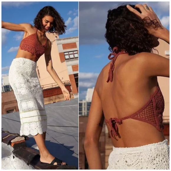 🌟SOLD ON DEPOP😃🌟NWT Free People Sydney Crochet - Picture 8 of 16